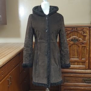 Marvin Richards 🥳HOST PIC🥳 Leather Fur Lined Coat S